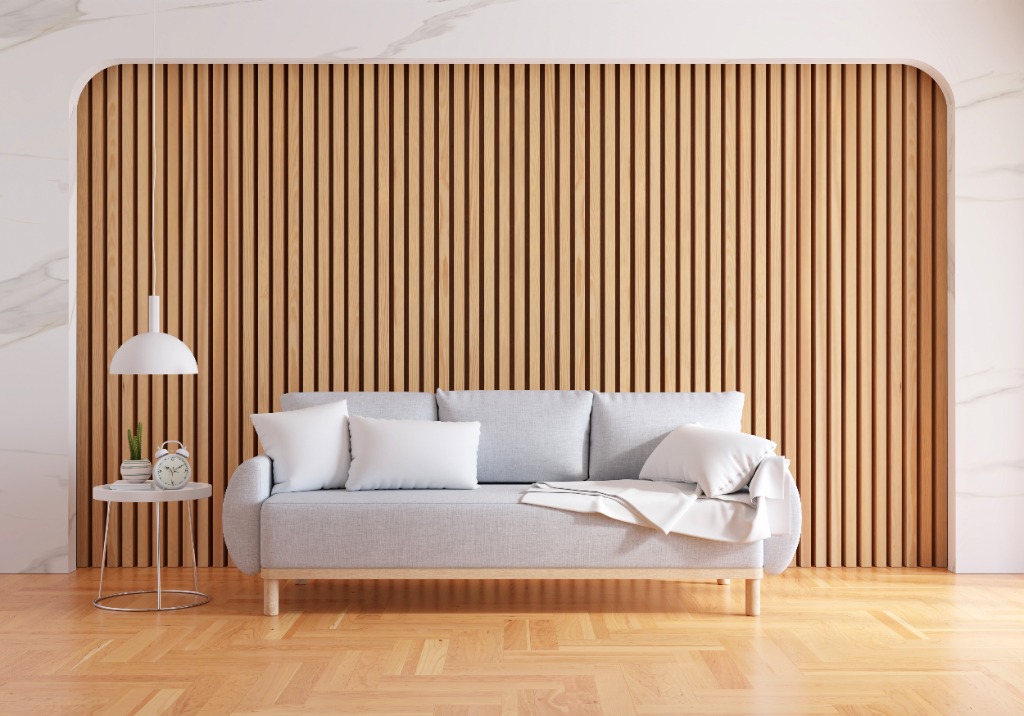 Ambientación real con Wall Panel WPC y Revestimientos Ferremat